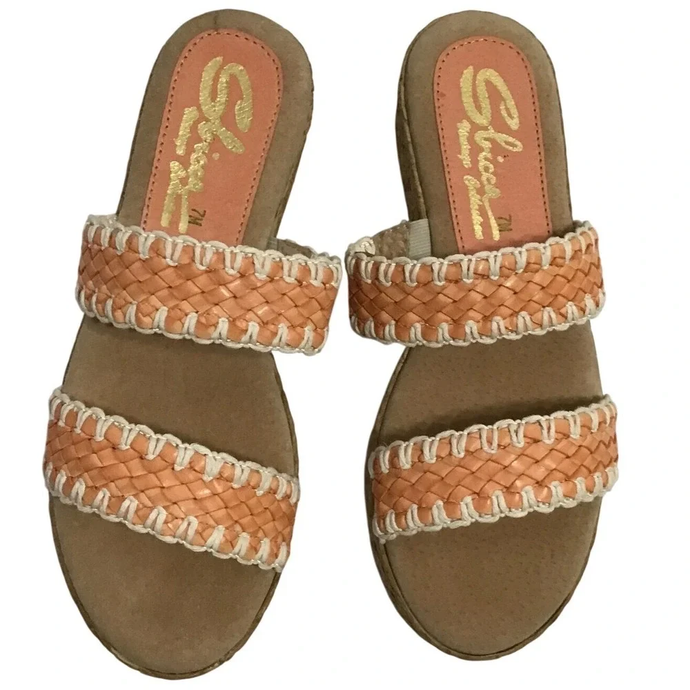 Sbicca Vintage Collection Women's Coral Anette Slip On‎ Slide Sandal Size 7 USA